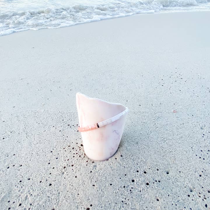 Libbies Bracelets - Wholesale Beaded Bracelet - Coral Handmade Tila Beaded Bracelet2