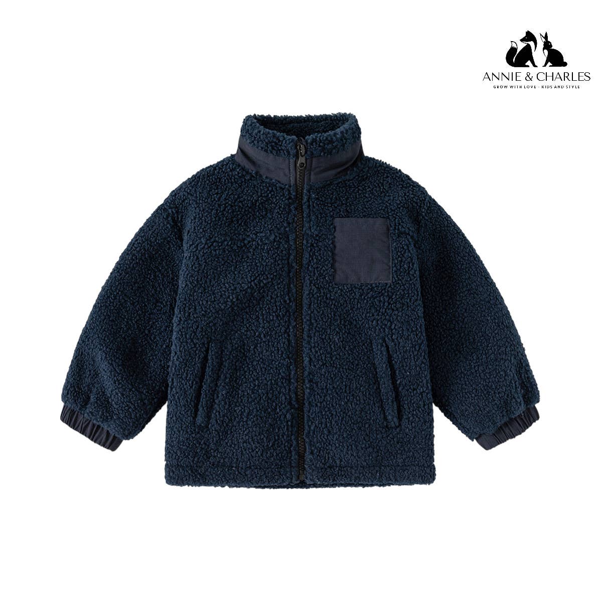 Annie & Charles – Engroshandel Jakke - Børn – Annie & Charles® jakke i teddyfleece JACOB0