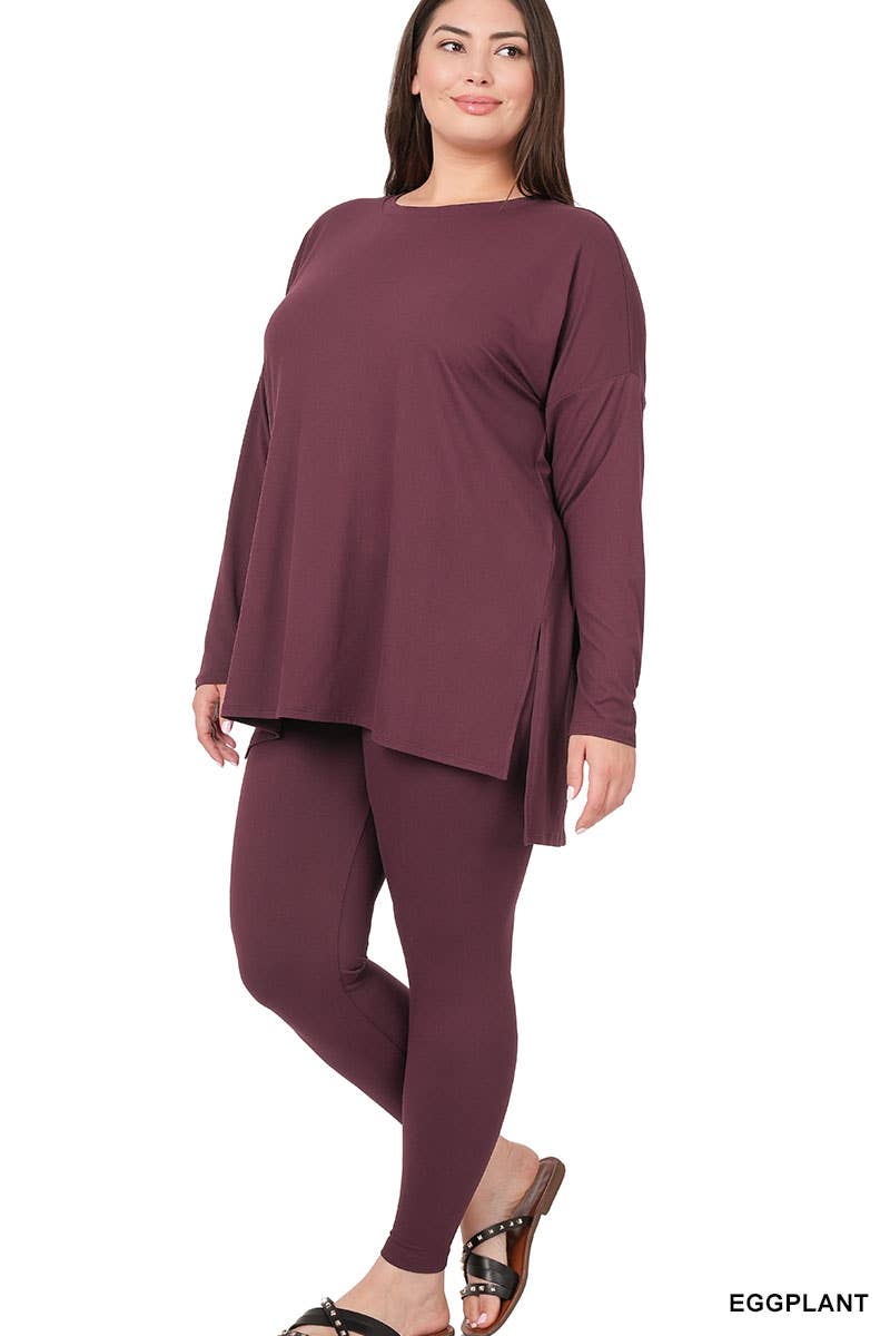 42POPS - Vente Ensemble de vêtements d'intérieur – femme - ".._ Ensemble de détente en microfibre Plus36
