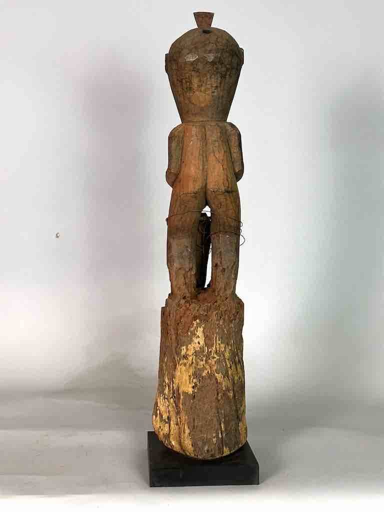 The Niger Bend - Venta al por mayor Escultura - Estatua de fetiche de fertilidad del pene articulado masculino con fuente vintage |16