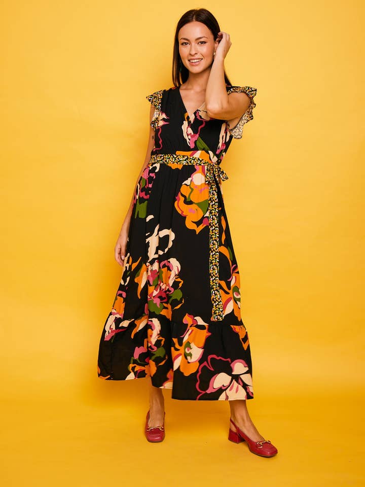 Smile - Wholesale Dress - Women's - Alcoceber Long Black Dress3