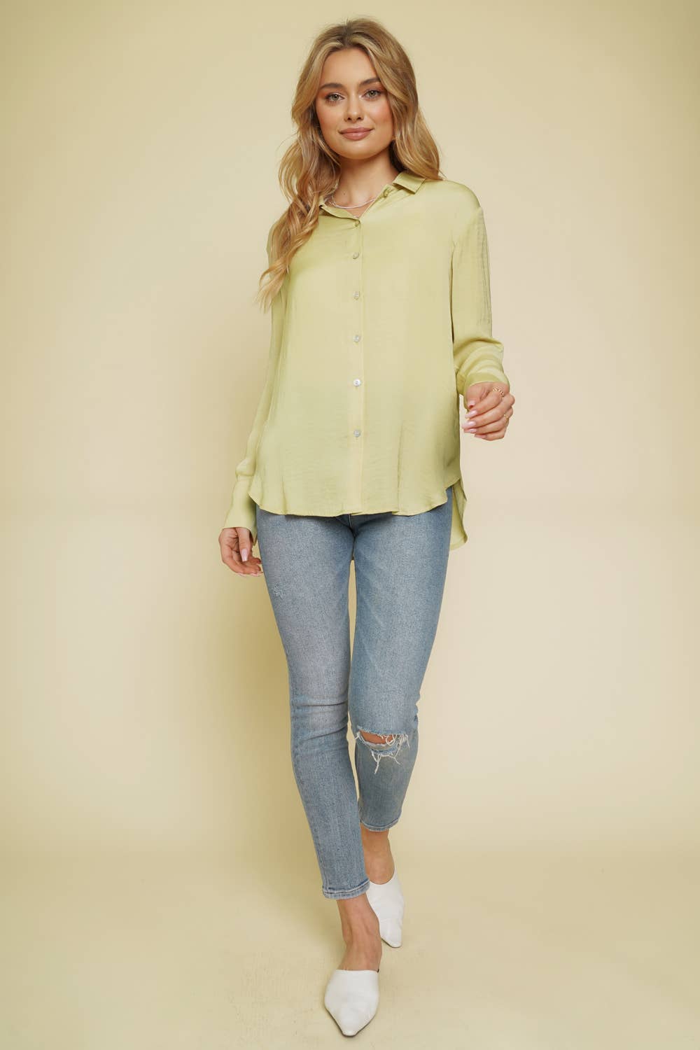 Mystree – wholesale Tröja med knappar – Dam – 60013 Lätt Vikt Skjorta3