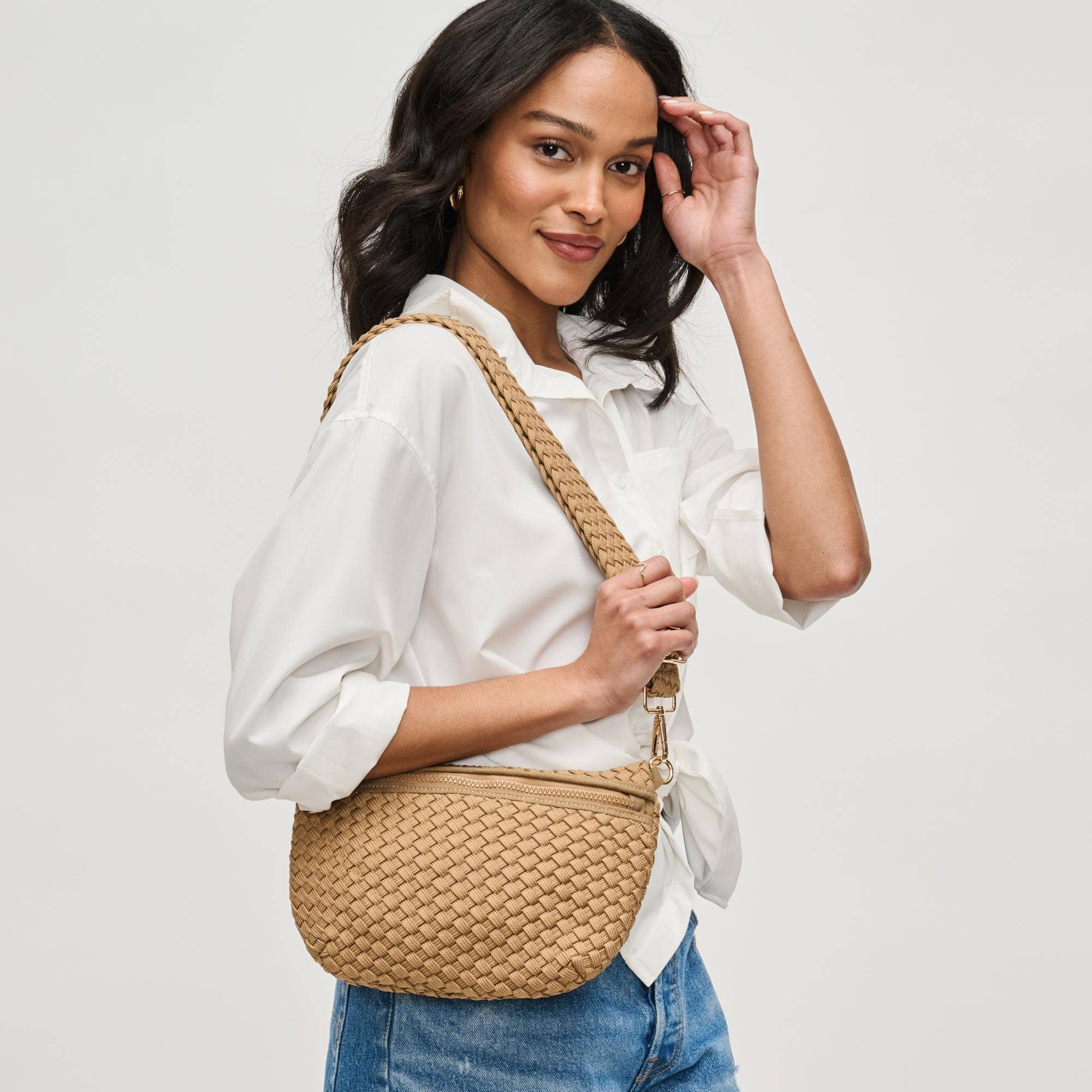 Sol and Selene – Engroshandel Crossbodytaske - Dame – Ethereal vævet bæredygtig crossbody-taske8