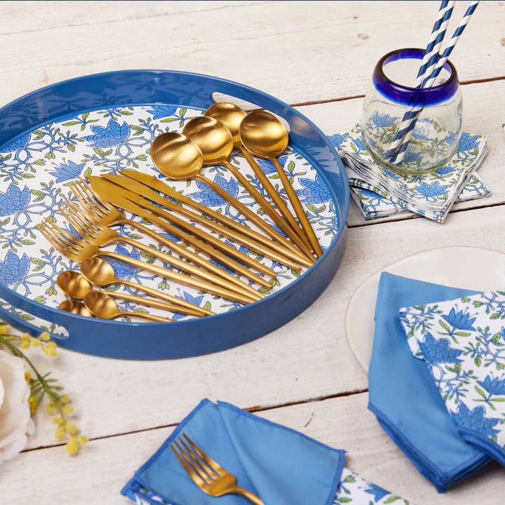 rockflowerpaper - Wholesale Serving Tray - TILLY 15 Inch Round Tray
