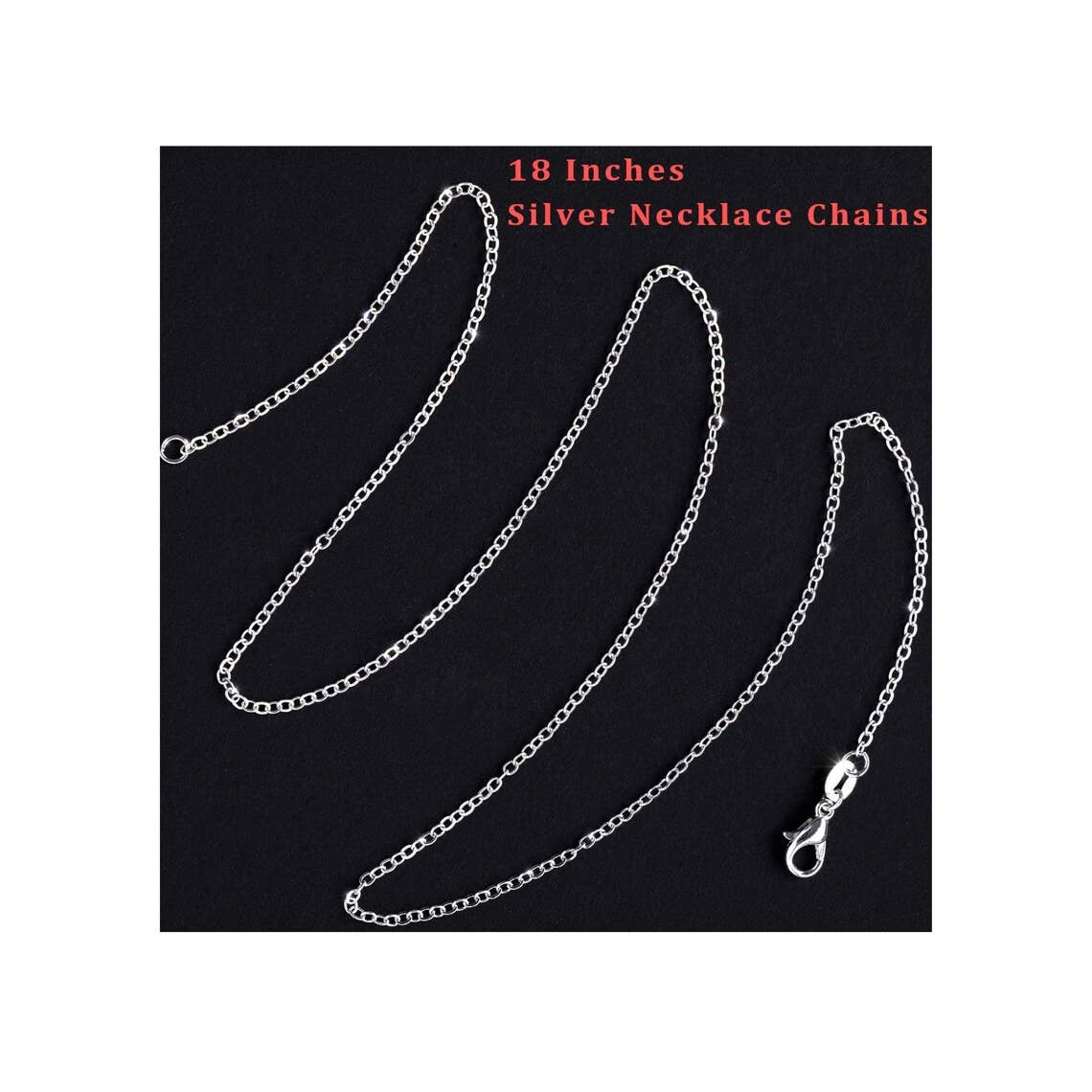 A Thousand Crystals – wholesale Link & chain necklace – NECKLACES, CHAIN, Silver Plated, Gold Plated or Waxed Chord4