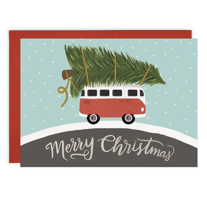 Christmas Car - Christmas Card for wholesale by LoveLight Paper