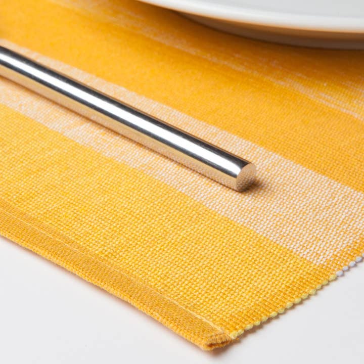 Danica Outlet Store - Wholesale Placemat - Now Designs Recycled Cotton Yellow Placemats Set of 4