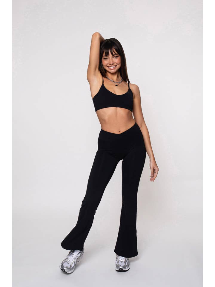 Utopie Flare Pants in Black for wholesale on Faire1