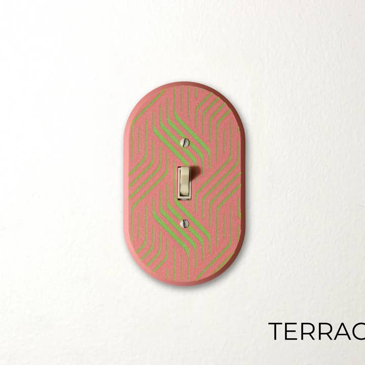 Lellume - Wholesale Light Switch Cover/Plate - Mid Century Light Switch Plate – Retro Wall Cover #5 Design2