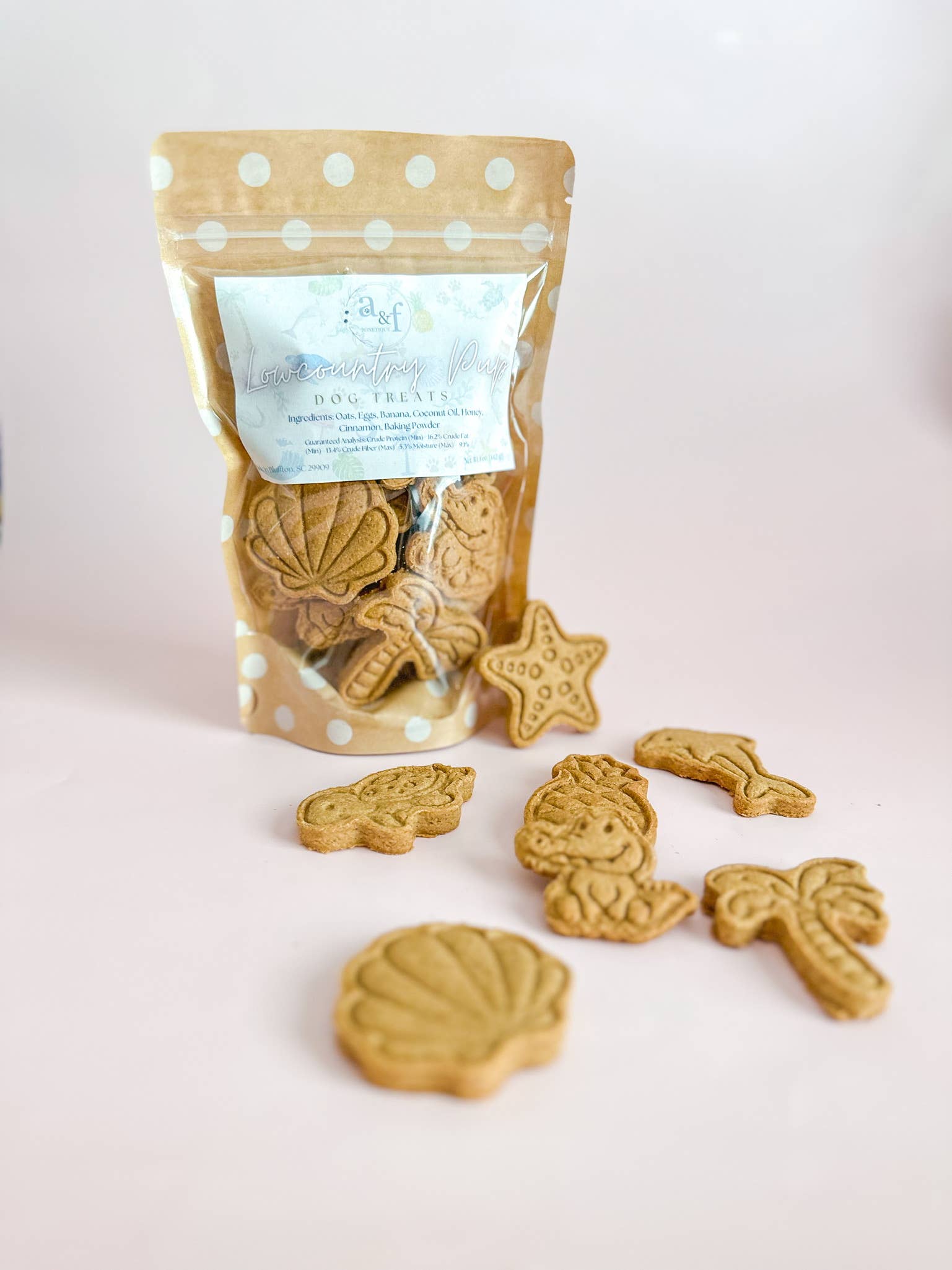 A&F Bonetique - Wholesale Pet Treats - Dog - Lowcountry Pup Dog Treats0