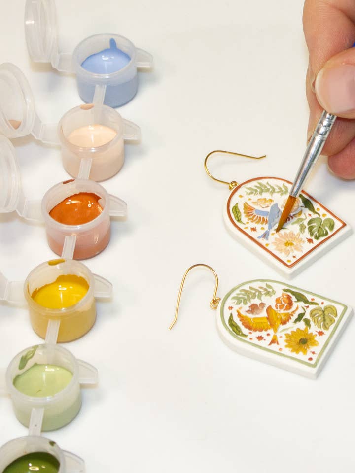 Paint Your Own Earrings | Polymer Clay Earring Kit for wholesale by ShopMalCreates