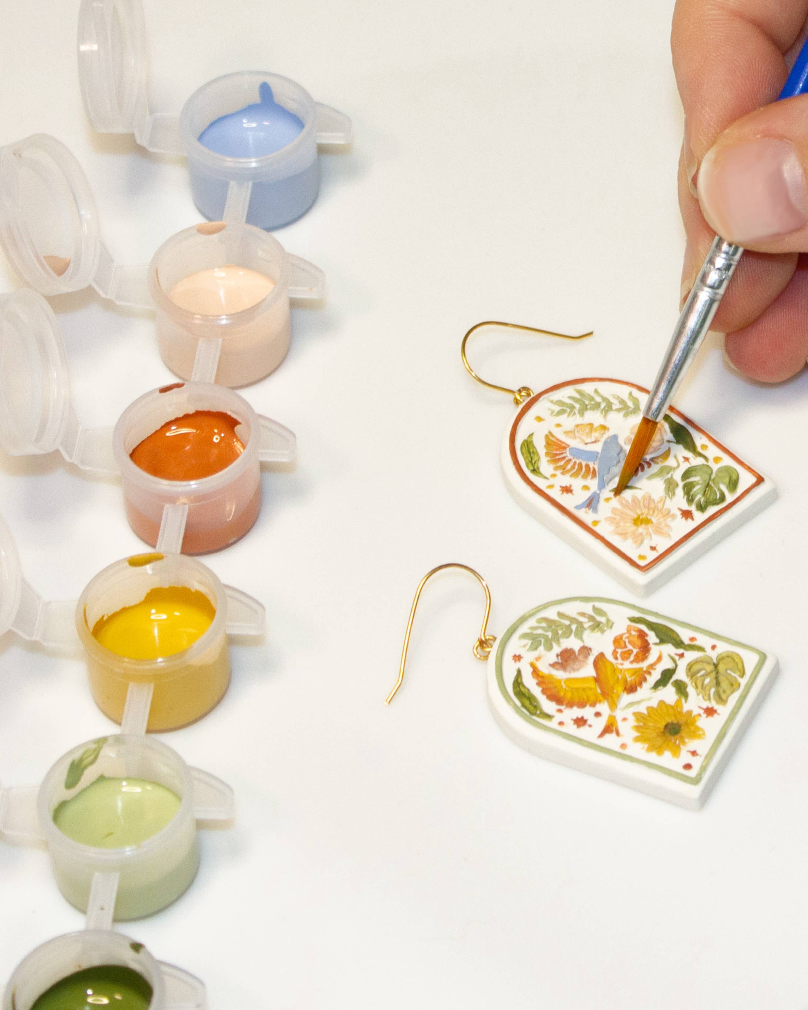 ShopMalCreates - Wholesale DIY Craft Kit - Paint Your Own Earrings | Polymer Clay Earring Kit
