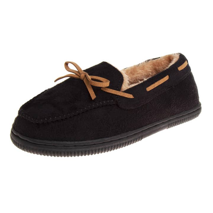 Pantufas de Camurça Sintética para Meninos BHPC (Criança Pequena/Criança Grande) por atacado de Josmo Shoes Inc