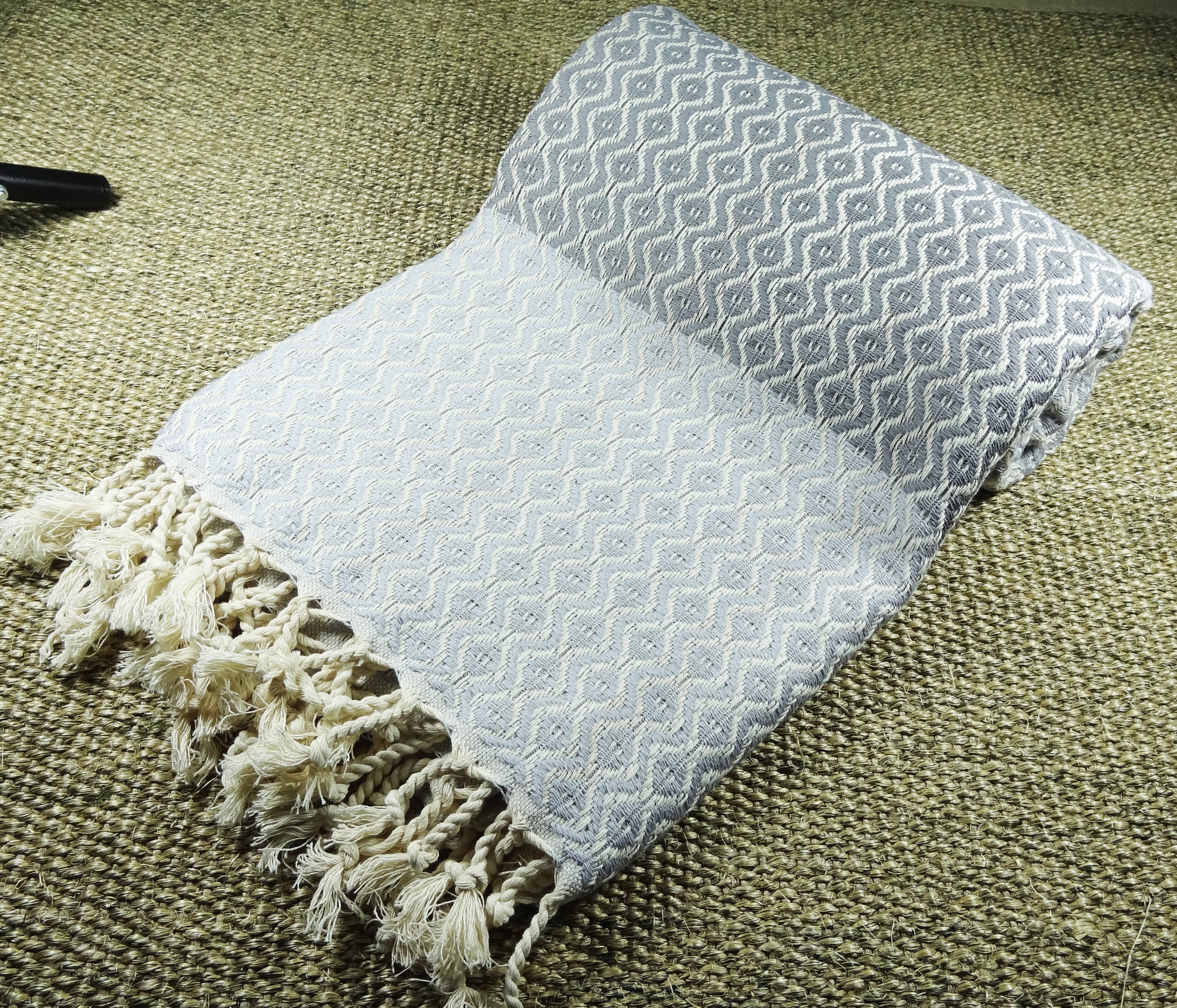 mOrganics Beauty – wholesale Strandhandduk – mOrganics Beauty Peshtemal Handduk Blå 100x180cm13