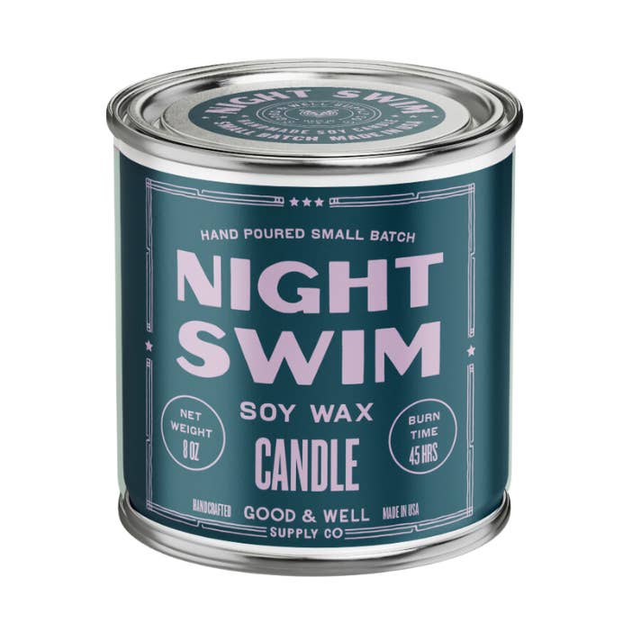 Night Swim Soy Candle for wholesale by Good & Well Supply Co.