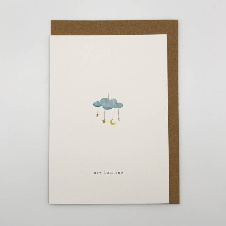 May Bear designs – postal de bebé por atacado – Cartão New Bambino para bebê0