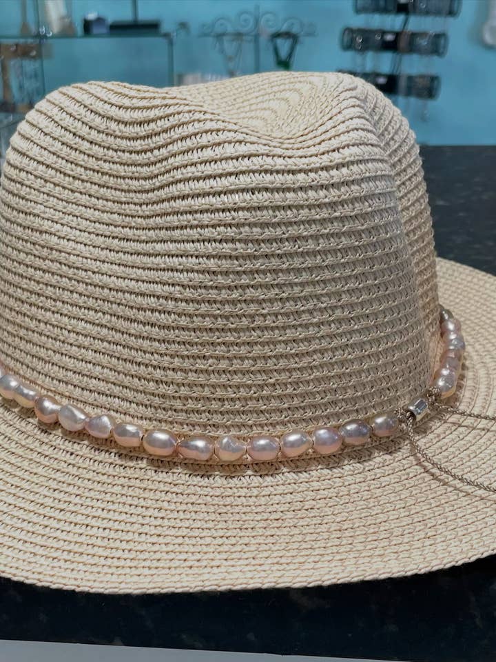 Freshwater Pearl Hat Band for wholesale by Lily Chartier / Mermaid Rope