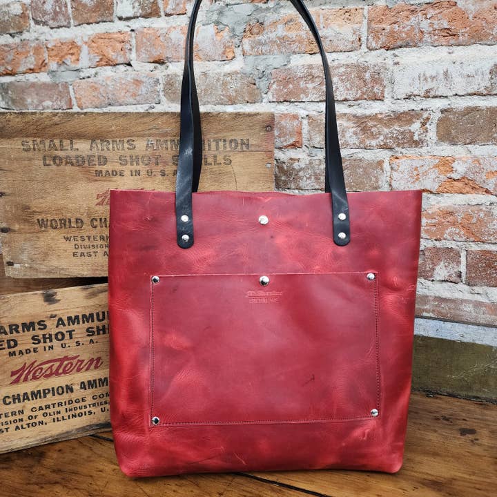 The Tote - Charger Red for wholesale by Jill's Homestead