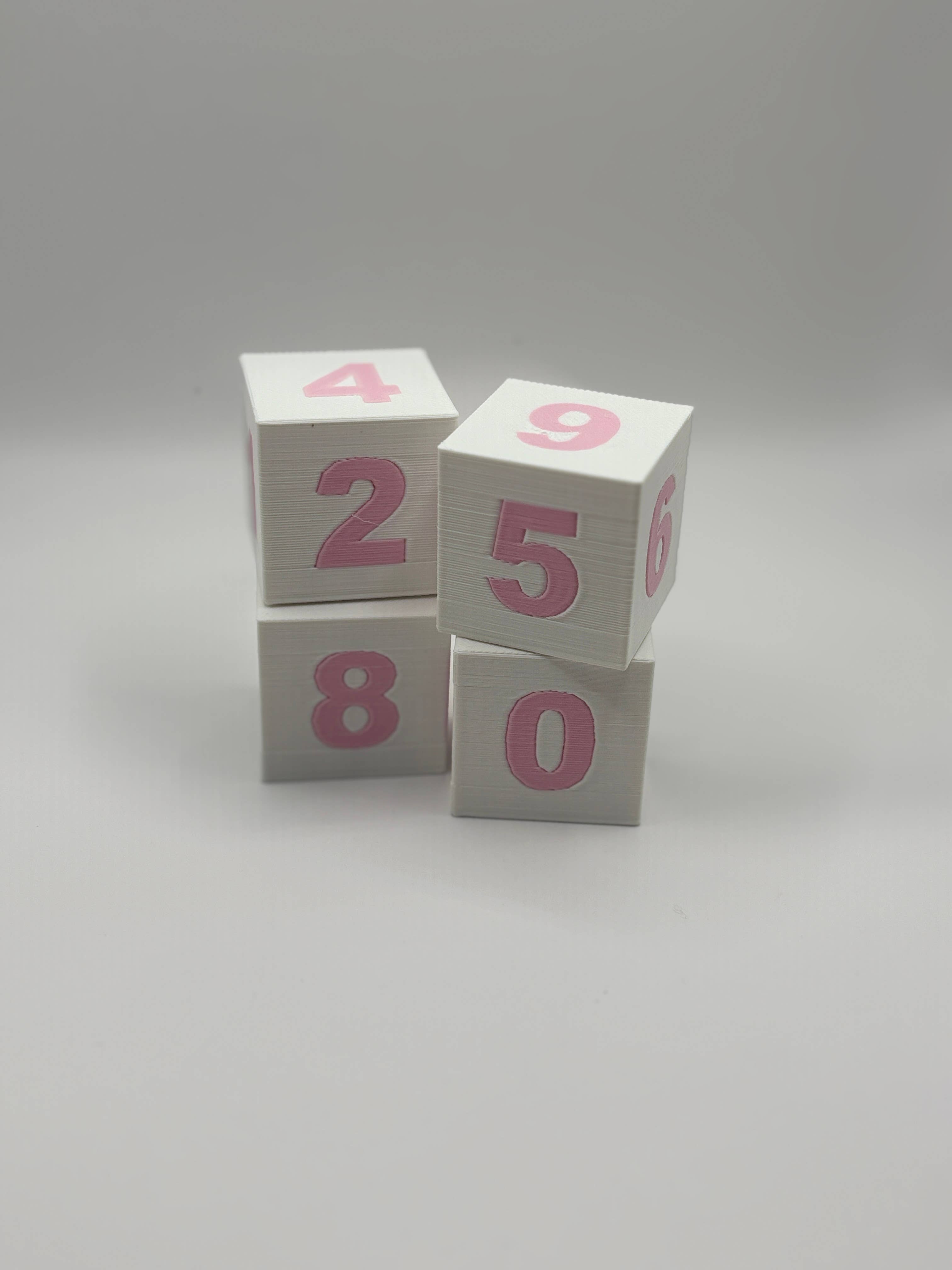 Stella Cake Creations - Wholesale Desk/Tabletop Sign - Book Counter Sign with Numbers 1