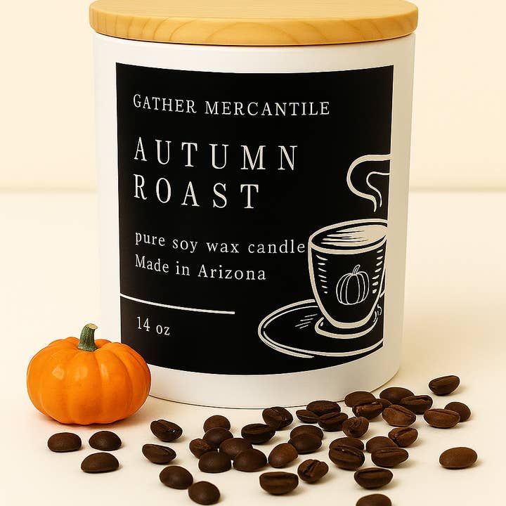 Autumn Roast Soy Candle for wholesale by Gather Mercantile