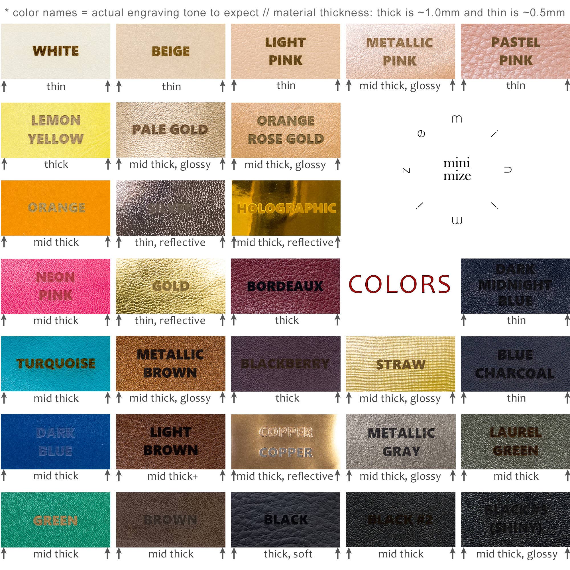 minimize custom tags – wholesale Gift tag label – Custom Small Folding Faux Leather Branding Tags - 15mm - C37