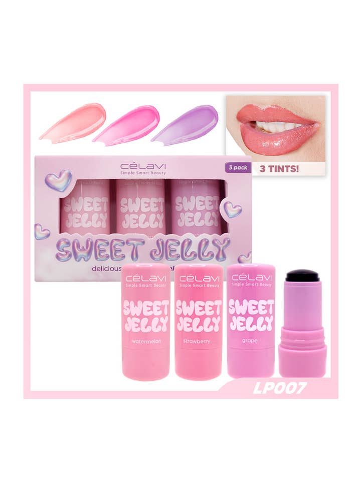 Celavi LP007 Sweet Jelly Delicious Lip & Cheek Tint - 12 for wholesale by PINEAPPLE Beauty