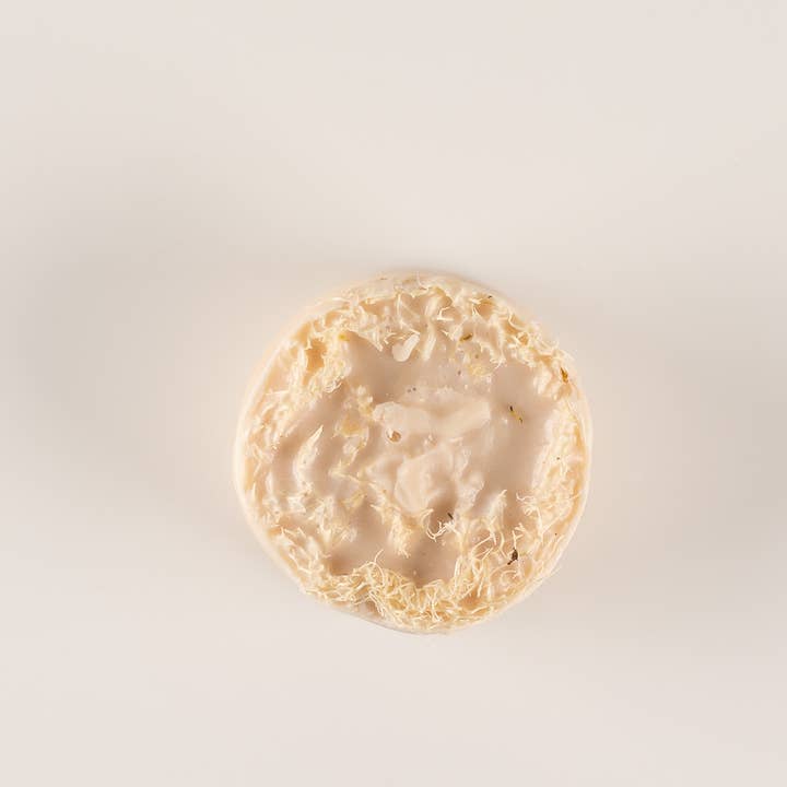 Benevolence Farm - Wholesale Loofah - Loofah Infused Soap Round