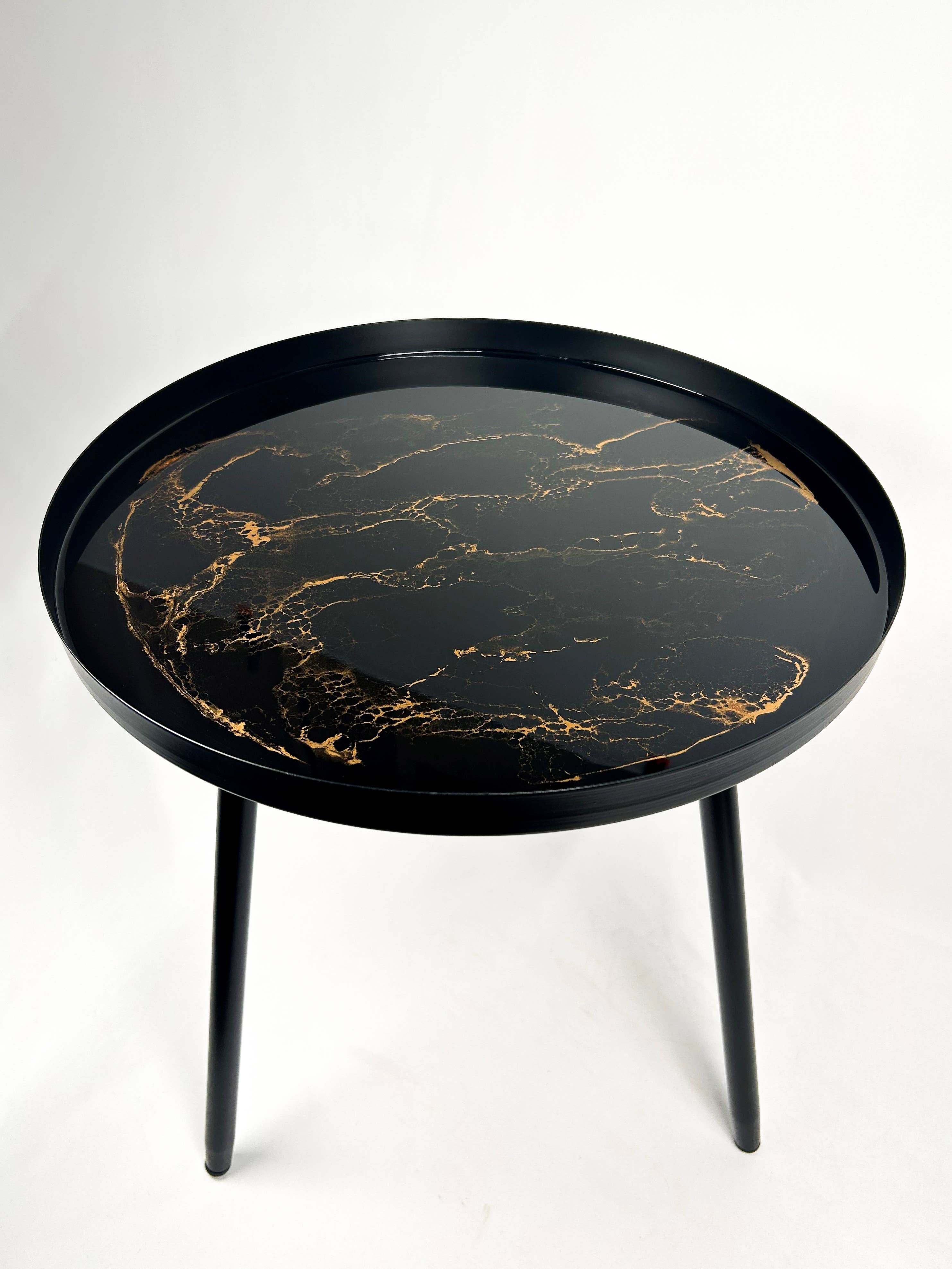 Lynn & Liana Designs - Wholesale Side Table - Resin Accented Side Table - No Tariffs!8