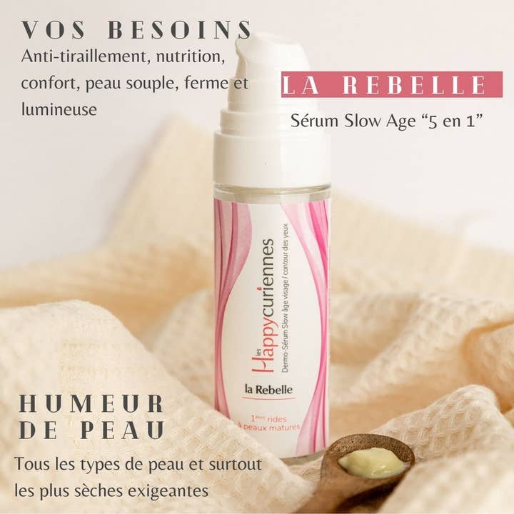 Les Happycuriennes - Wholesale Facial Serum/Concentrate - Slow Age Serum, LA RE-BELLE2