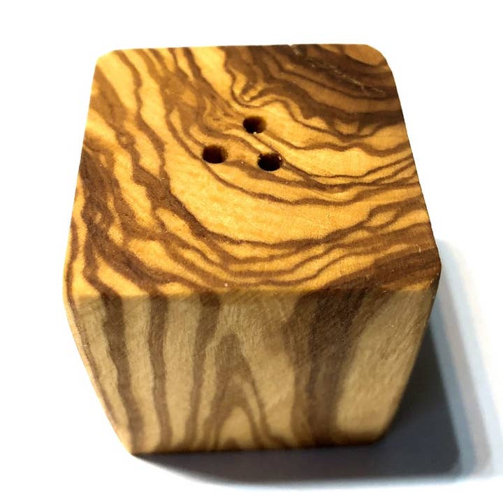 olivenholz-erleben - Wholesale Salt & pepper shaker set - salt shaker DICE, olive wood0