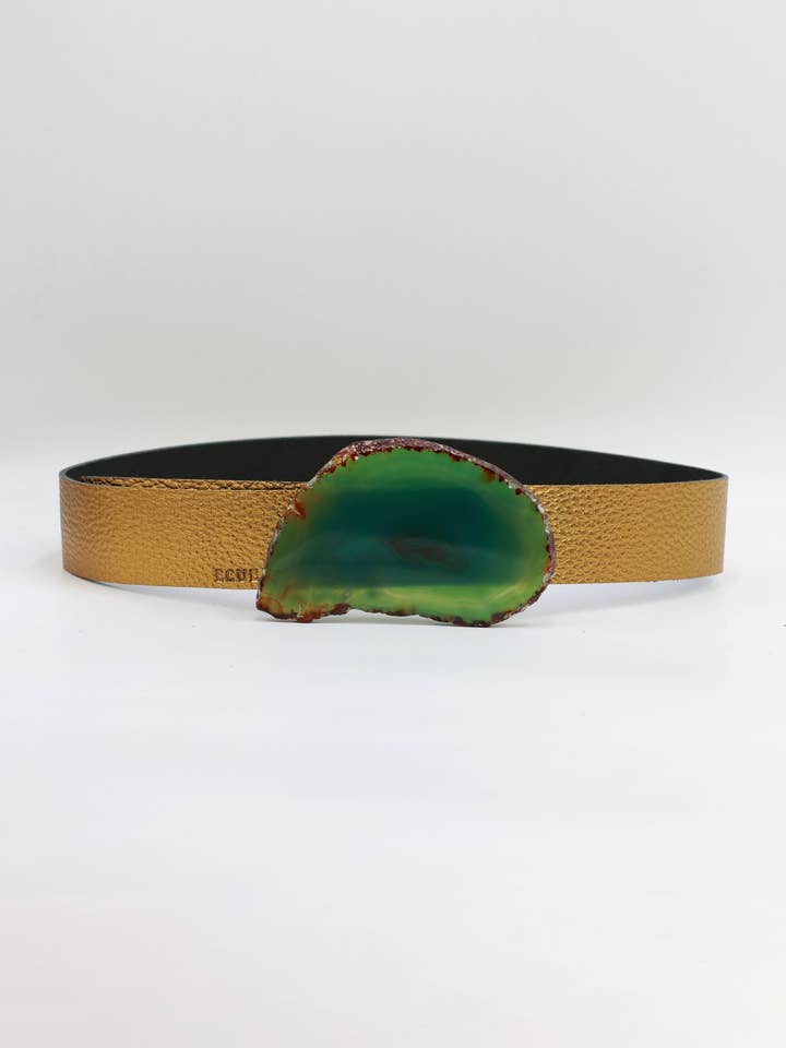 Cintura Jeans Dorata - Agata Verde per la vendita all'ingrosso da parte di Ecue