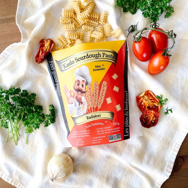 Kaslo Sourdough Pasta (Canada) - Vente Pâtes - Pâtes Radiatori au levain 12/227g