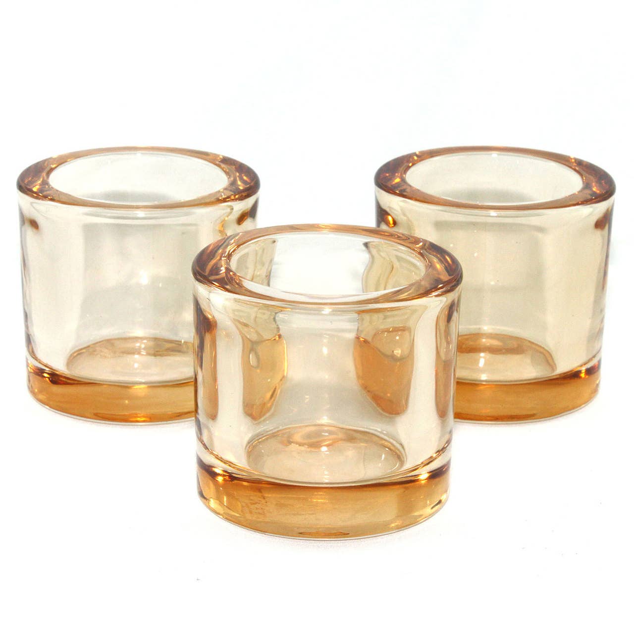 Twilight Collection - Wholesale Candle Holder - Heavy Glass Votive Holder | Bronze1