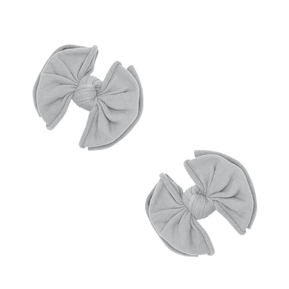 Baby Bling Bows - Venta al por mayor Lazo para el pelo - Niños - Pack de 2 pinzas Baby Bling® Baby FAB® para el pelo con forma de lazo de nailon suave16