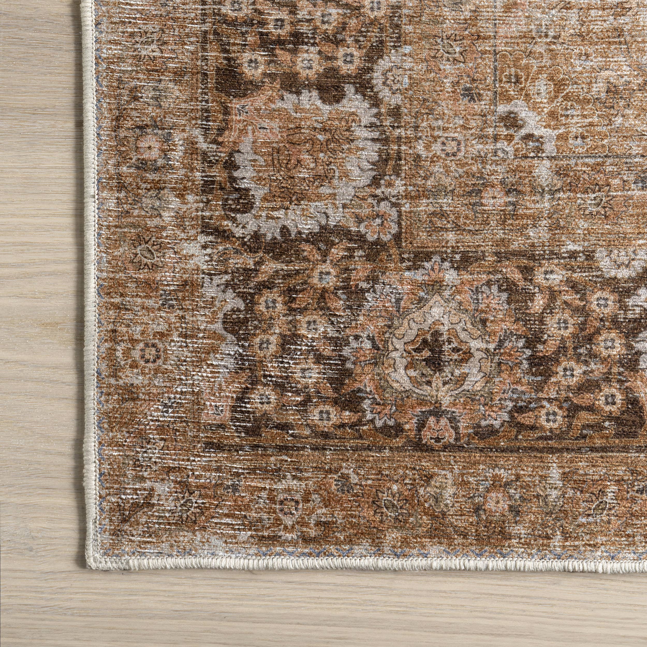 RUGS USA - Wholesale Area Rug - Bayberry Spill Proof Vintage Machine Washable Area Rug22