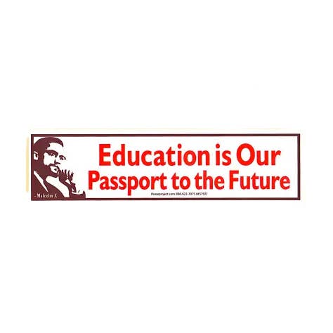Education Is Our Passport To The Future Sticker for wholesale by Gypsy Rose
