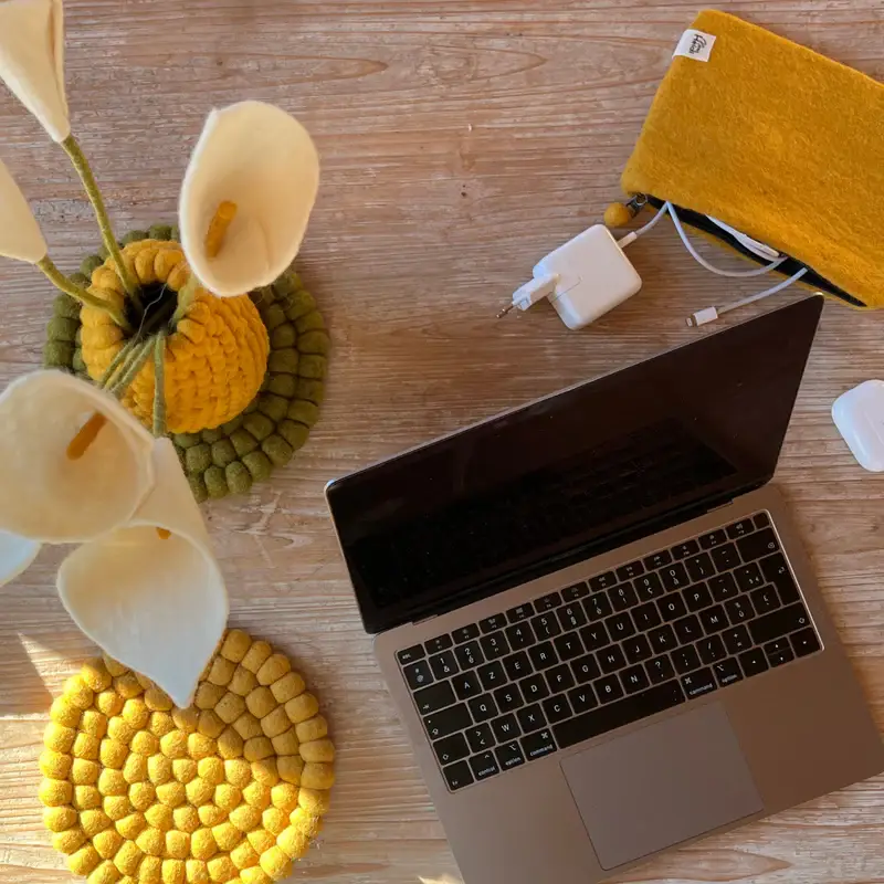 New Heidi - Wholesale Laptop/Tablet Case - Women's - Felt laptop sleeve – Elegant protection3