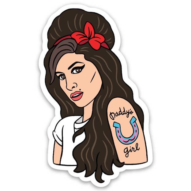 THE FOUND - Wholesale Sticker - Amy Winehouse Die Cut Sticker