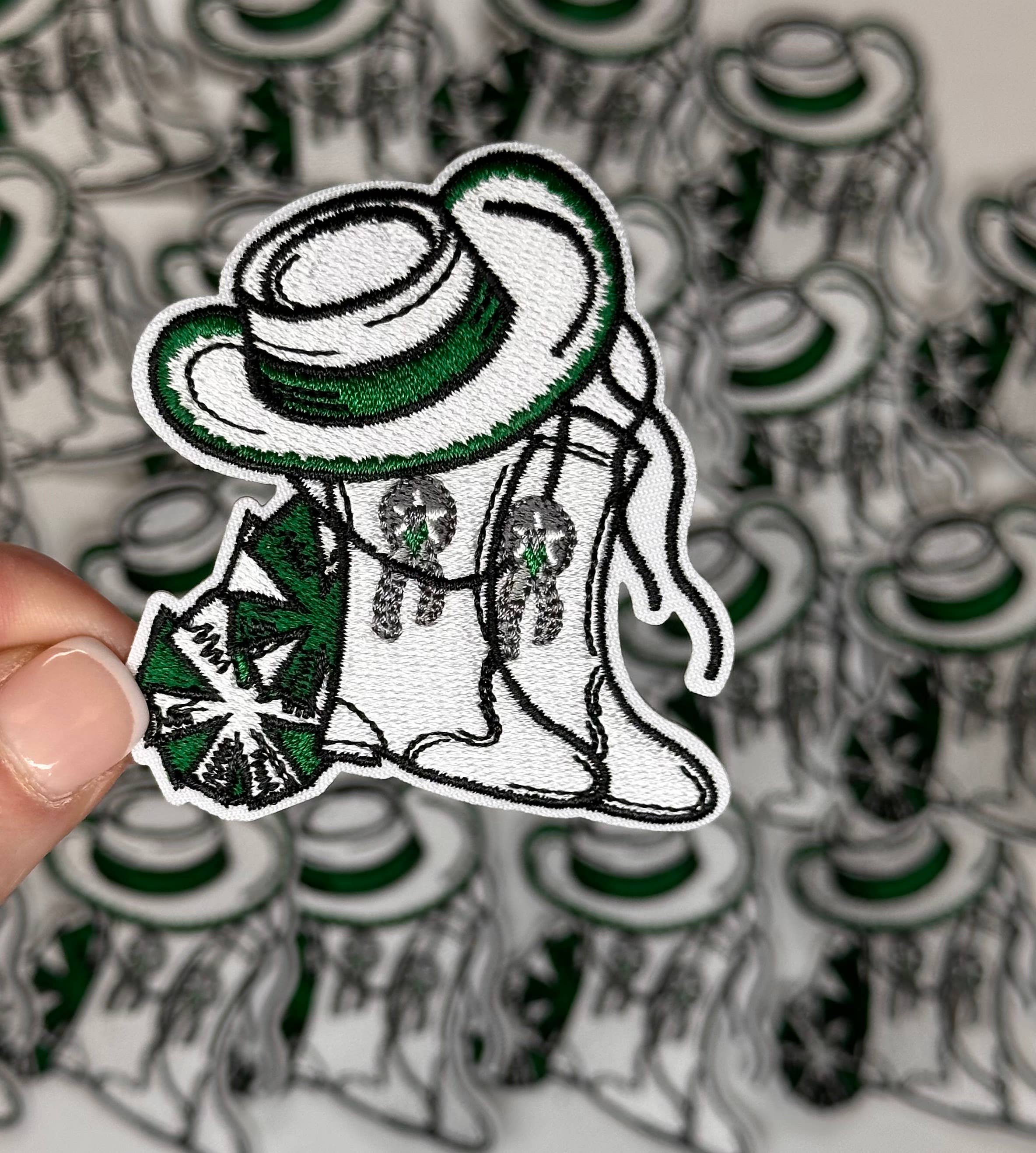 Aloe and Milk Boutique – Engroshandel Patch – Drill Dance Hat/-støvle, kickline patch, drille teampatch10