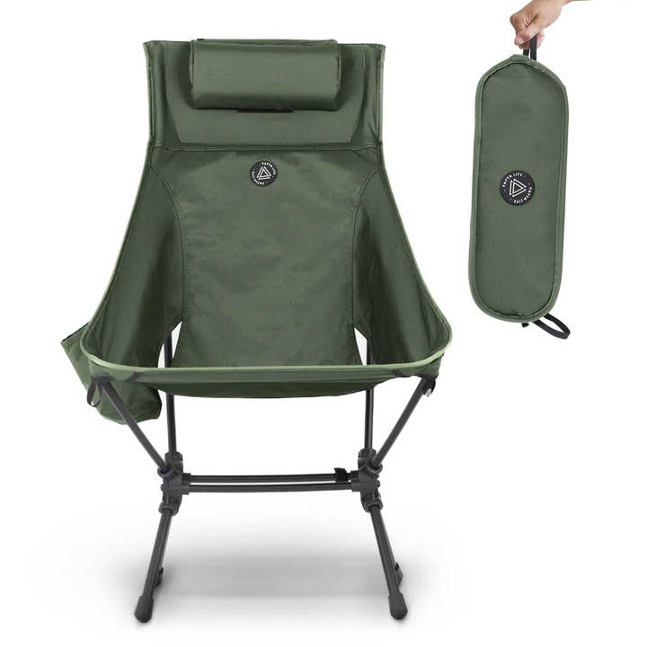 YATTA LIFE – wholesale Folding chair – High Back Ultralight Folding Camping Chairs With Storage Pouches1