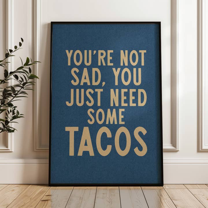 Tejas Country Club - Wholesale Art Print - Taco Humor Wall Art Home Decor Art Print5