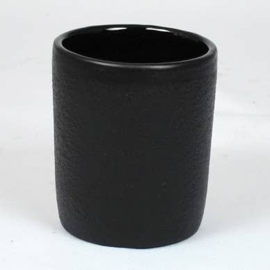 Ja-Unendlich - Wholesale Drinking Glass/Cup - Eisencup 0.15l high in black0