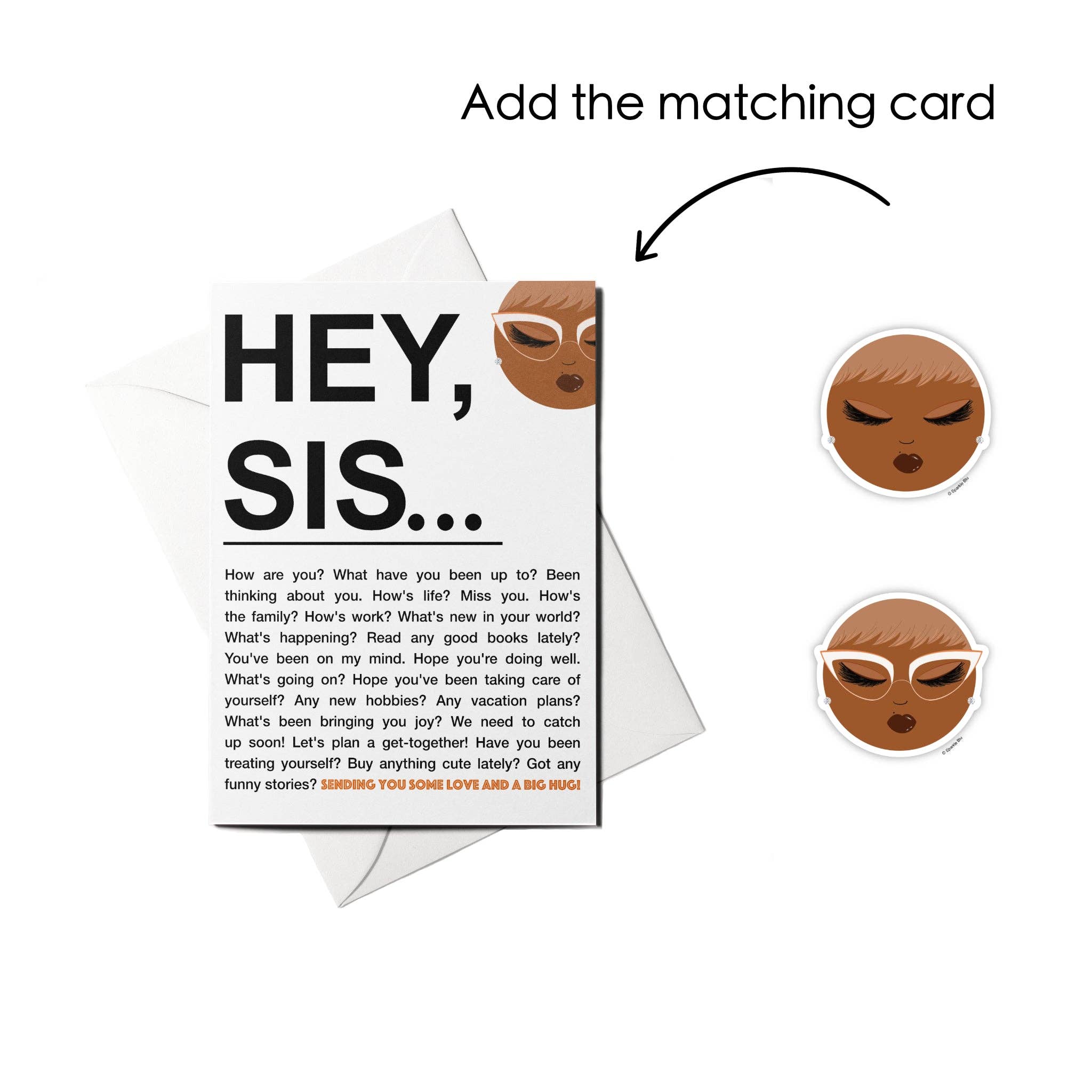 Sparkle Blu - Wholesale Sticker - Stephanie with Glasses, Vinyl Sticker1