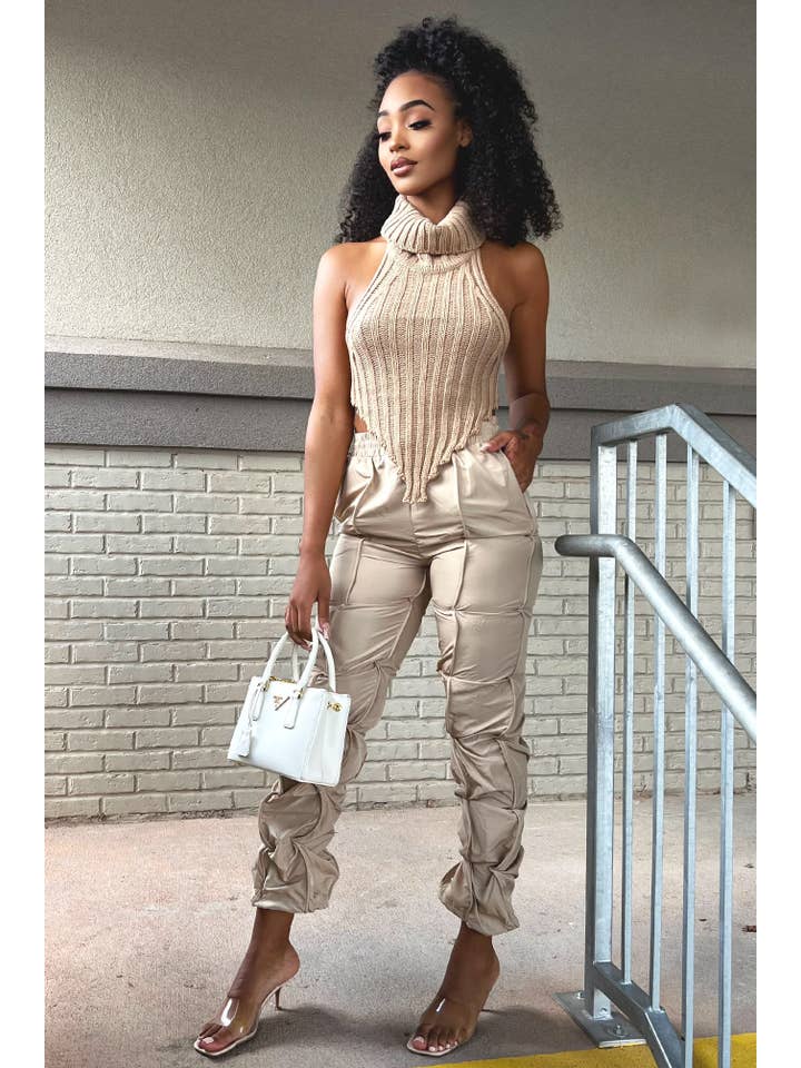 5besties inc - Wholesale Pants - Women's - RUCHED PARACHUT PANTS 3