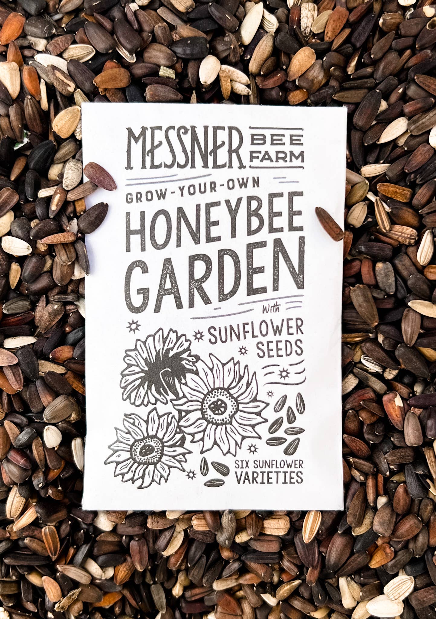 Messner Bee Farm - Wholesale Plant Seeds - Honeybee Sunflower Garden Seed Packet1