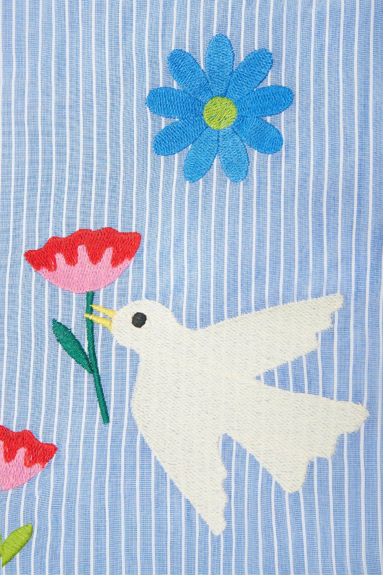 26 PARADIS - Wholesale Babygown Set - Baby - SLEEPING BAG 0-6 MONTHS - MULTICOLORED EMBROIDERED COTTON BIRDS3