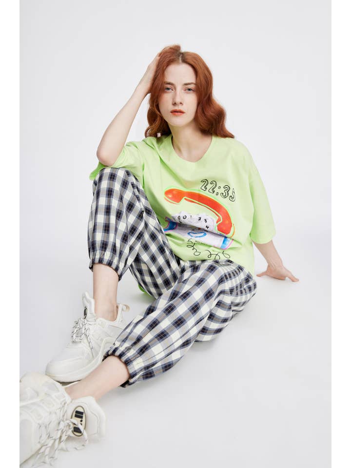 Urlazh - Wholesale Pants – Women's - Checkered Tapered Chef Pants6