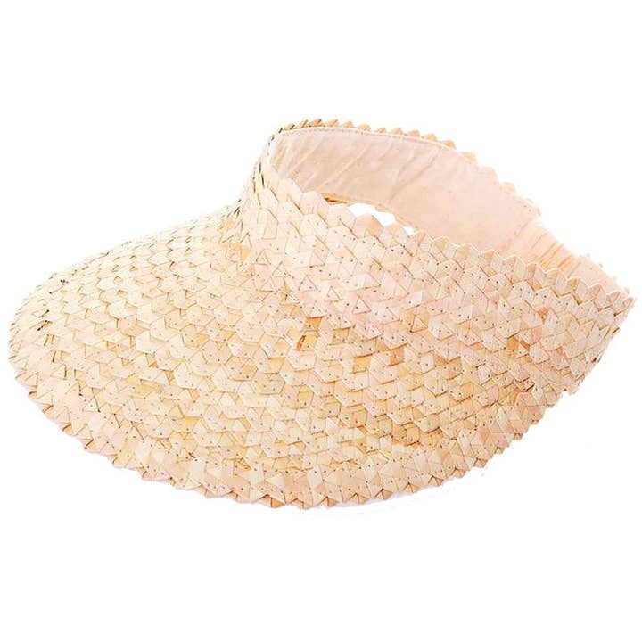 Seven Island - Wholesale Visor - Kids - Straw Sun Visor Hat (Kids)
