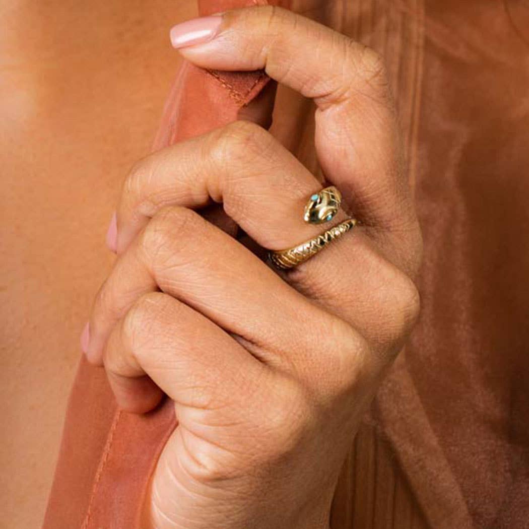 Amano Studio - Wholesale Cocktail/Statement Ring - Victorian Snake Ring3