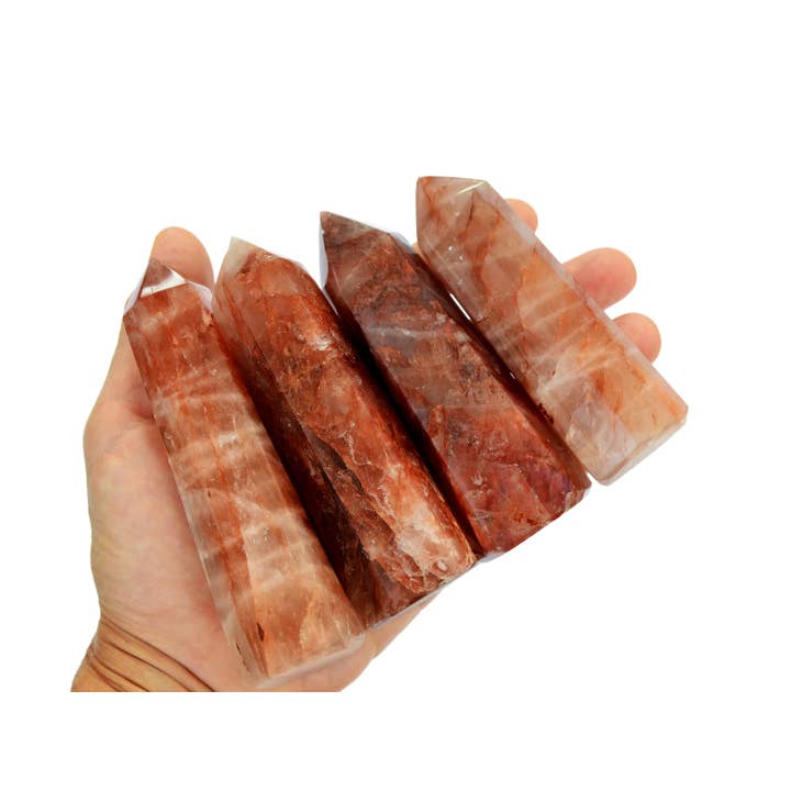 Fire Quartz Tower (100g - 600g) for wholesale by Kaia & Crystals